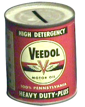 Veedol Promotional Can-Bank
