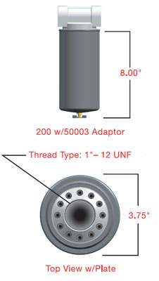 CIM-TEK 70002 200E Spin-ON Gasoline Filter 