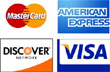 WE ACCEPT VISA, MASTERCARD, DISCOVER AND AMERICAN EXPRESS