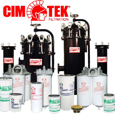 2 Micron Cim-Tek 30065 Centurion Series Commercial Fuel Filter Element Cellulose