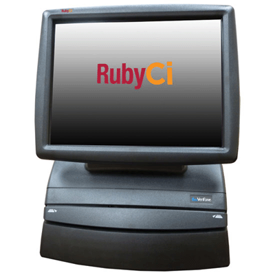 VeriFone Ruby CPU4 CPU 4 120-Key POS Point of Sale System P040-03-430 