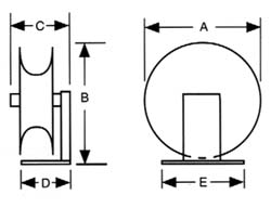 Duro 1400 and 1500 Automotive Reel Dimensions