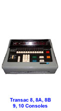  Transac 8, 8A, 8B, 9, 10 Consoles 