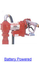 Battery Powered Pumps from Fill-Rite, Gasboy and GPI